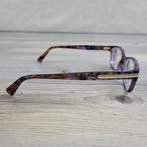Coach Eyeglasses HC6065‎ 5288 51-17-135 Confetti PURPLE FRAMES ONLY main image 13